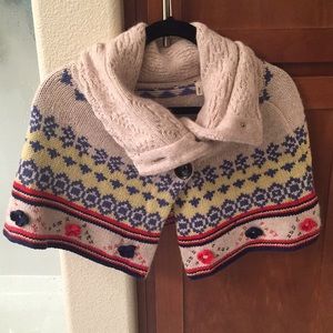 Anthropologie Moth poncho- Like New